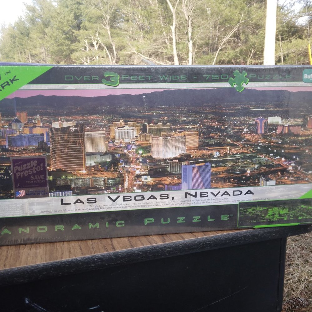 Las Vegas Nevada glow in the dark puzzle